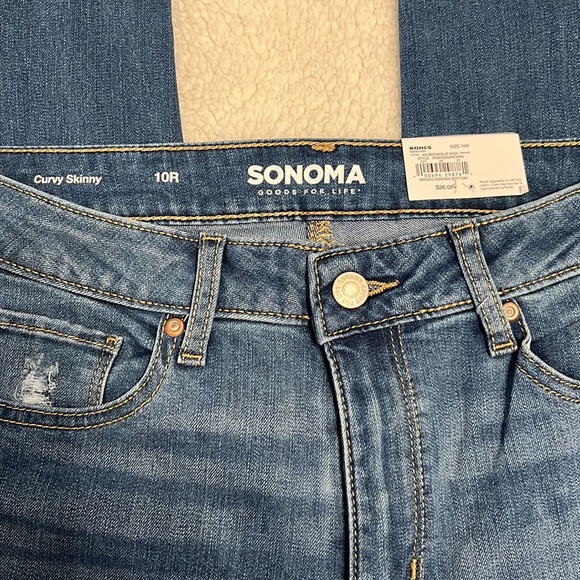 NWT Sonoma Everyday Curvy Jeans - Picture 4 of 5